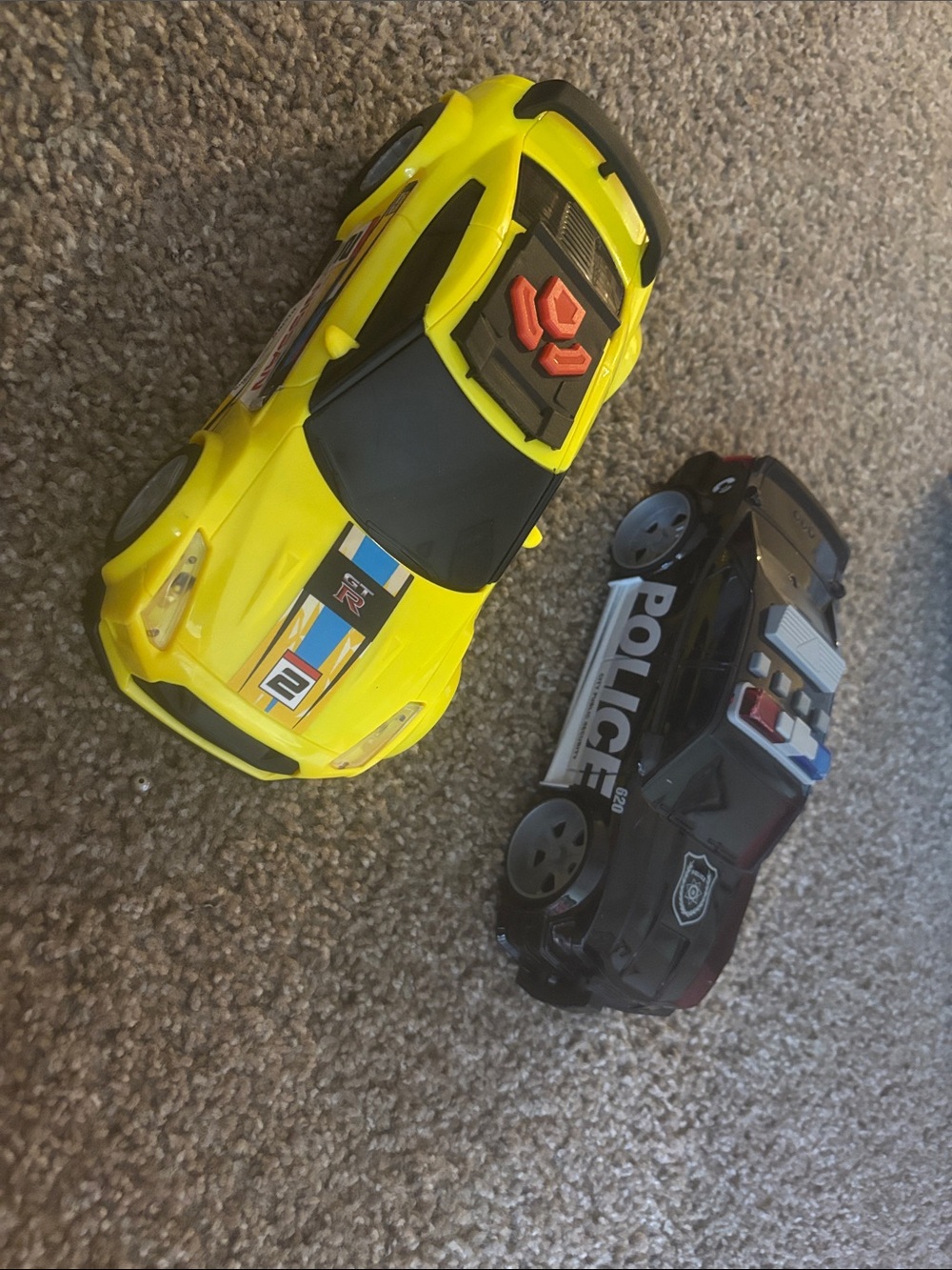 Yellow Toy Car & Police Toy car - Kids Toy